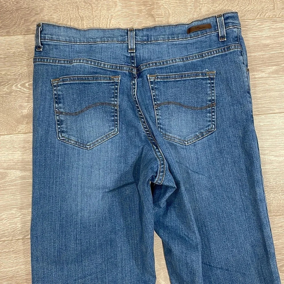 Lee Stretch Relaxed Fit Straight Leg Denim Jean 12 Long - Picture 11 of 15